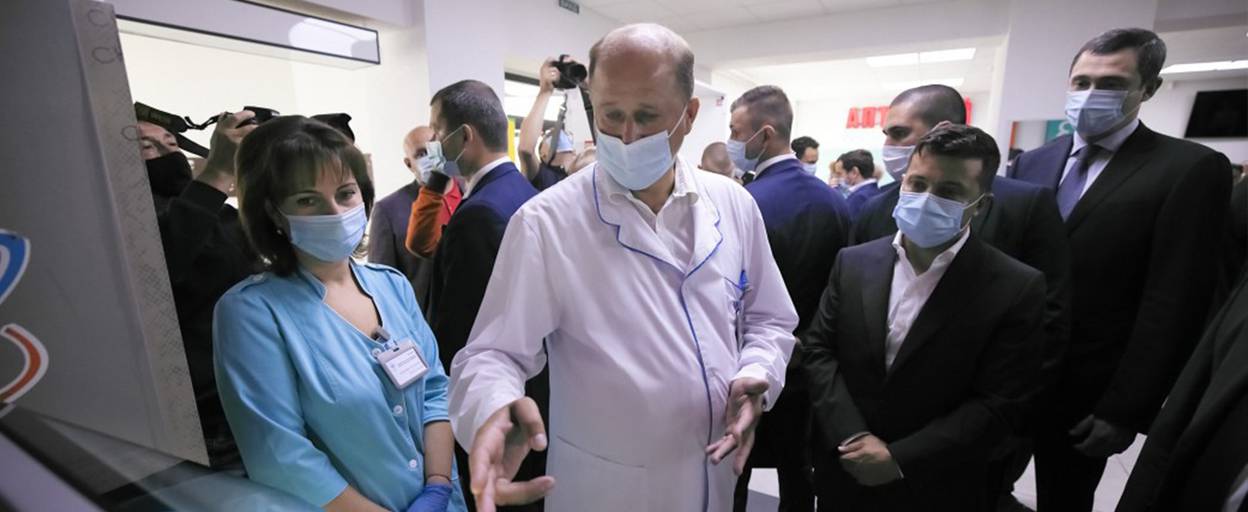 Зеленський з ревізією втретє приїхав до Бориспільської лікарні інтенсивного лікування